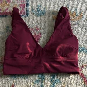 Lululemon Align Deep Red V-Neck Bra